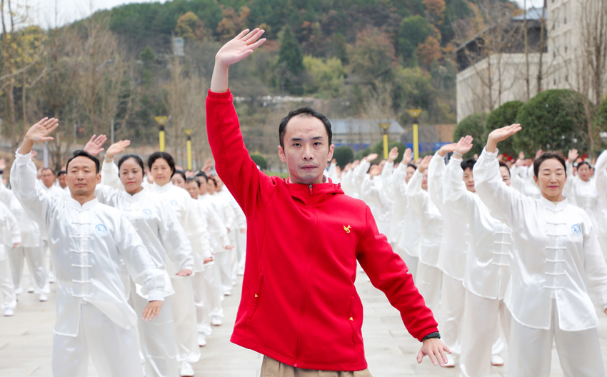 中醫文旅大健康，人人臉上有紅光。朝天區委宣傳部供圖