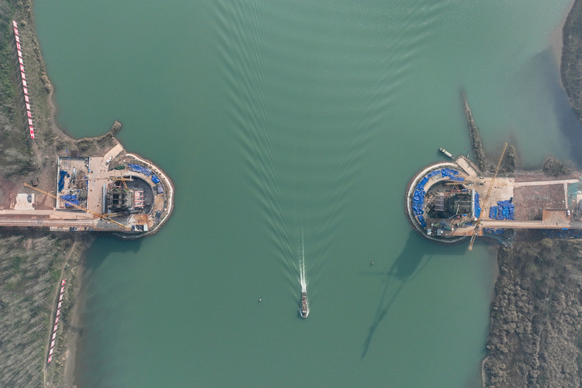 俯瞰建設現場。成達萬高鐵公司供圖