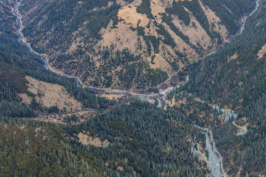 道孚抽水蓄能電站下庫場址。雅礱江公司供圖