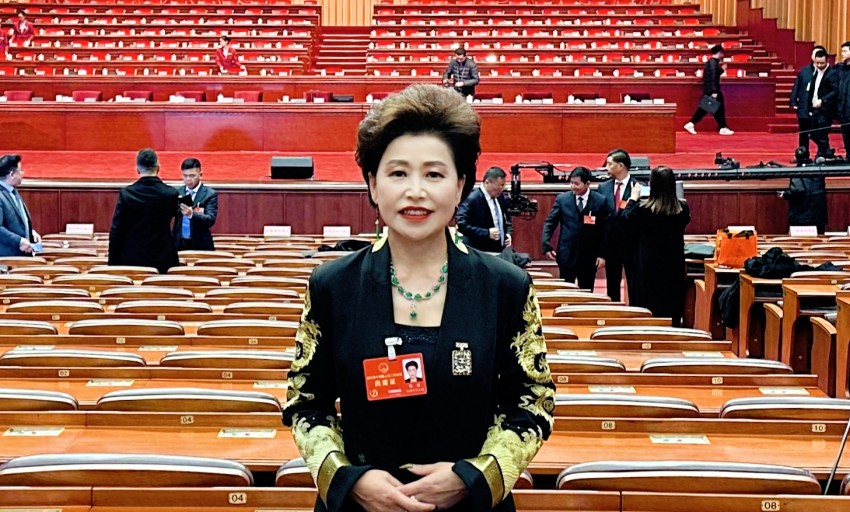 四川省人大代表、濃園集團董事長楊麗。受訪者供圖