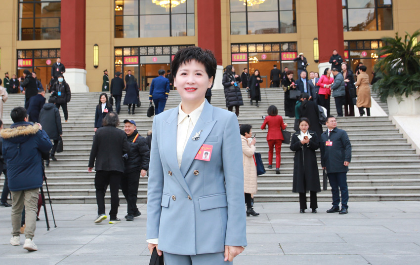 四川省政協委員魏心田參加省兩會。受訪者供圖