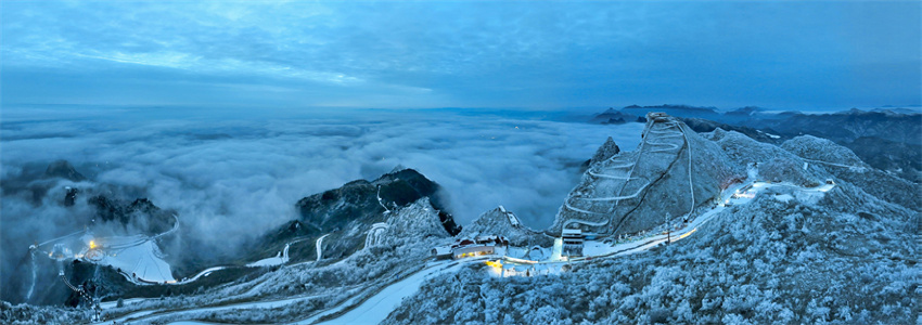 冬季美景出萬源。石仲攝