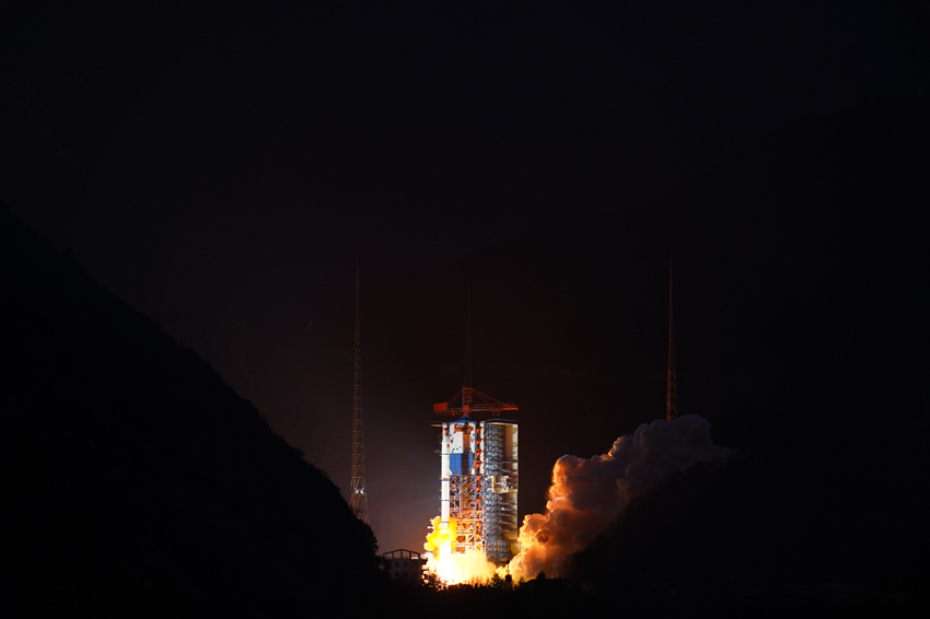 火箭發射現場。西昌衛星發射中心供圖