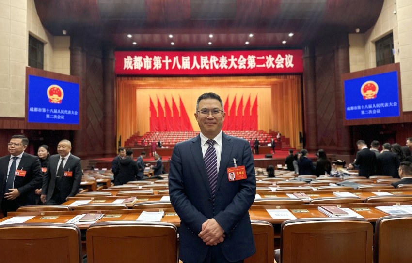 成都市人大代表李大福。受訪者供圖