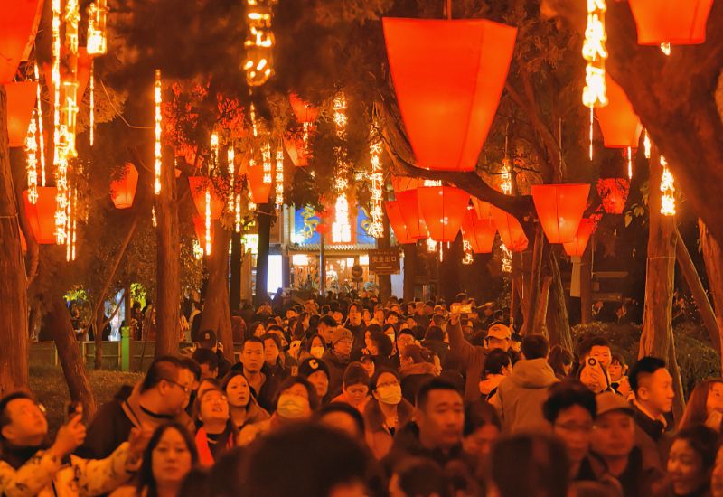 三國詩篇氛圍燈。成都武侯祠博物館供圖