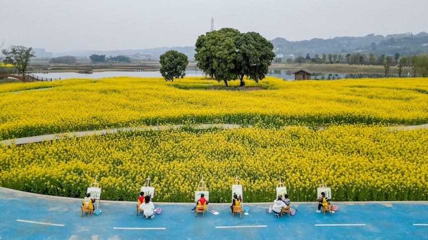 春光明媚，萬物復蘇。翁光建攝