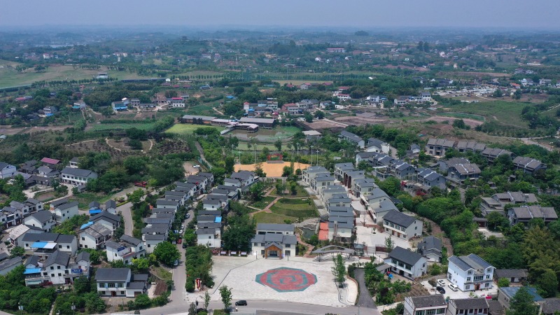 內江市市中區尚騰新村。王斌攝