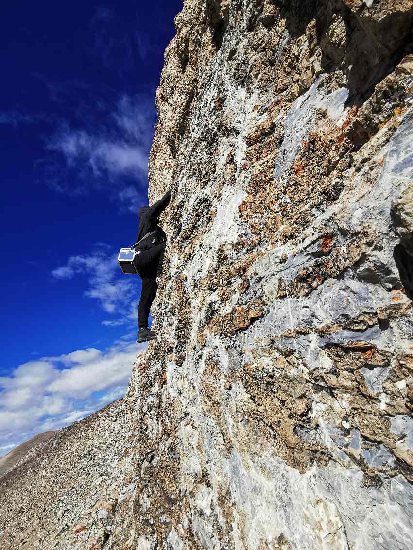 幫布勒項目物探工作現場。四川省自然資源廳供圖
