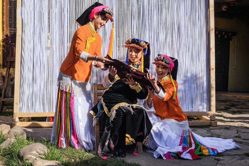 2024美人谷·丹巴梨花春賞季活動現場。何曦攝