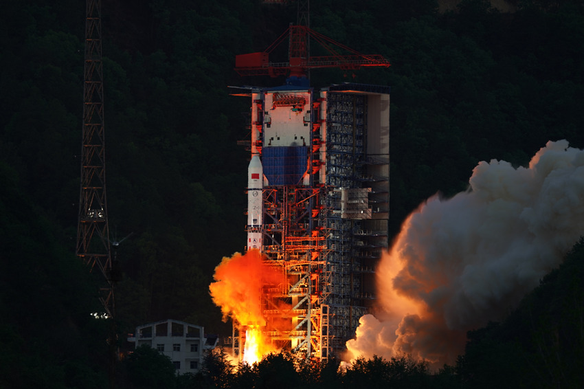 發射現場。西昌衛星發射中心供圖