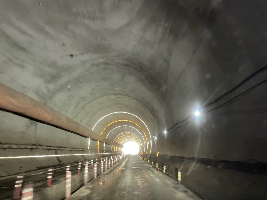 萬家山隧道施工現場。中鐵六局集團有限公司供圖