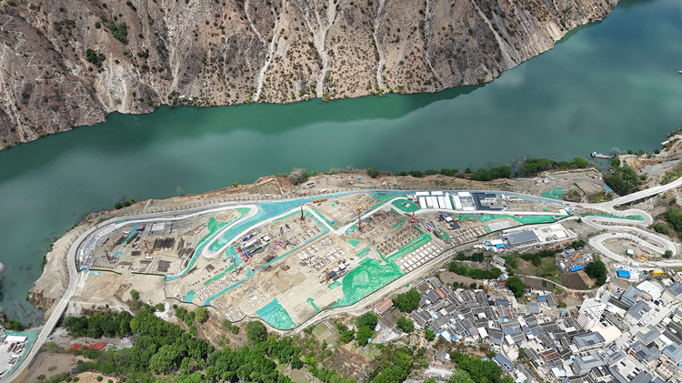 項目施工現場航拍。中建深裝西南公司供圖