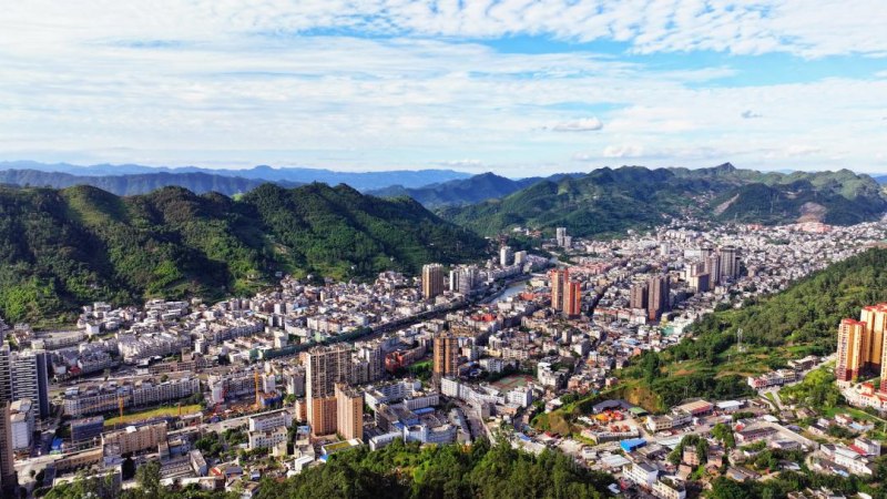 筠連縣城。筠連縣融媒體中心供圖