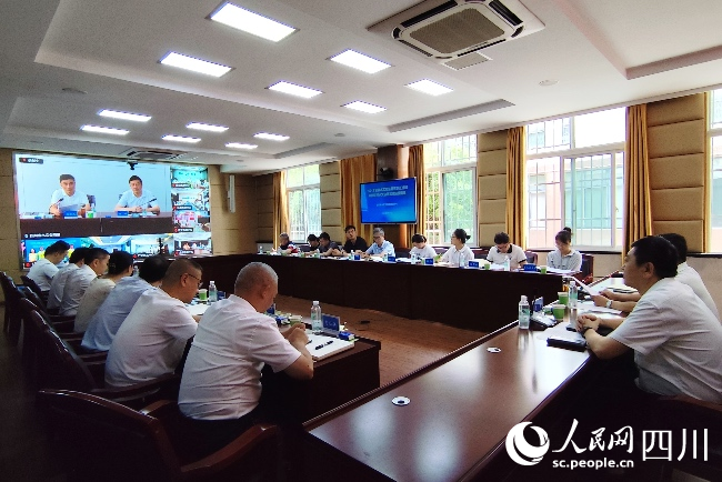 四川省舉行2024年青衣江流域水旱災害聯防聯控應急測報演練。人民網記者 朱虹攝