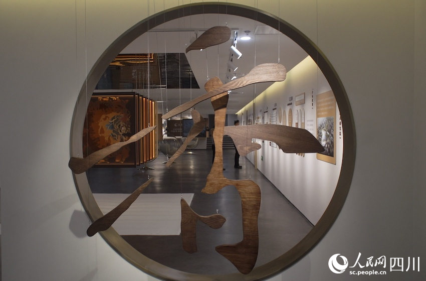 天府香療研究院文化體驗區域。人民網 王凡攝