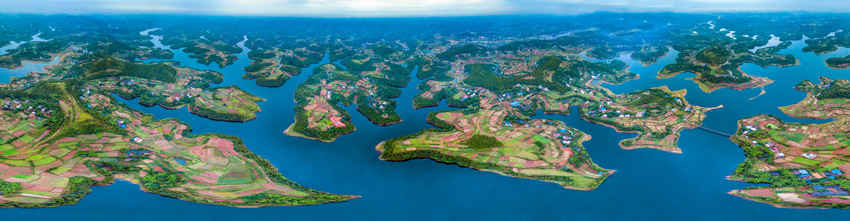 正在打造的繼光湖。繼光鎮人民政府供圖