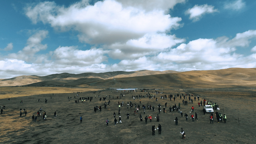 全民動員，保護黃河。阿壩州委宣傳部供圖