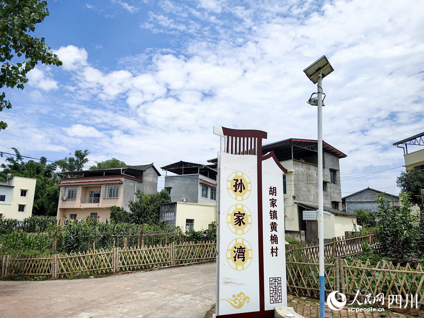 美麗整潔的農村面貌。林巧攝