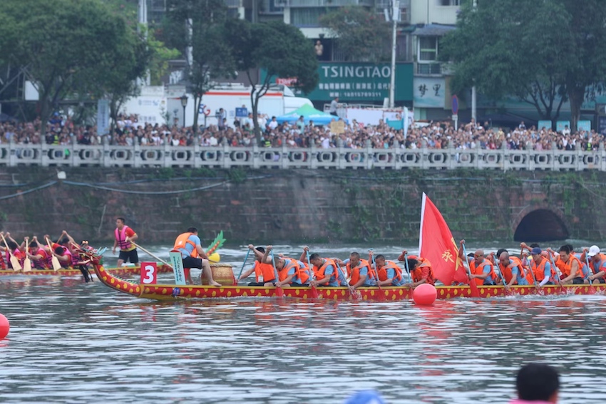 2024天府端午龍舟會精彩上演。新津區委宣傳部供圖