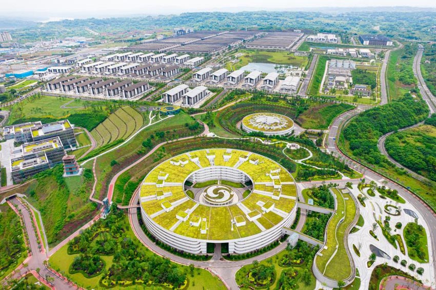 瀘州老窖黃艤釀酒生態園。瀘州老窖集團供圖