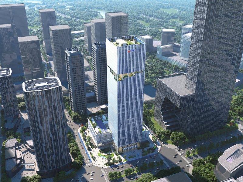 四川省、成都市首批智能建造試點項目——四川天府新區建工大廈。成都建工集團供圖