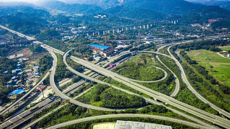 瀘永江融合發展交通互聯互通。重慶市永川區融媒體中心 陳科儒攝