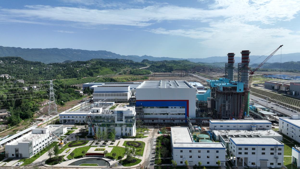 四川能投廣元燃機工程項目。四川能投供圖