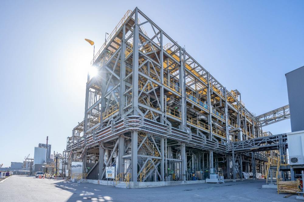 天齊鋰業位于西澳大利亞的奎納納氫氧化鋰工廠。天齊鋰業供圖