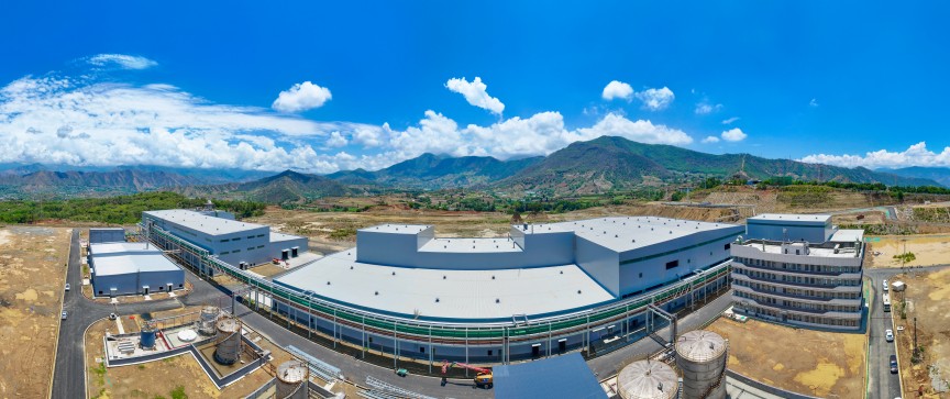 安寧股份20萬噸電池級磷酸鐵及磷酸鐵鋰項目。米易縣融媒體中心供圖