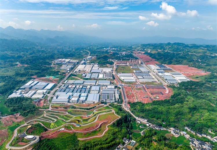 川渝高竹新區。川渝高竹新區管委會供圖