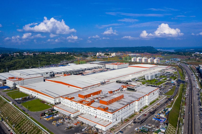 東部產業園四川時代工廠。宜賓三江新區供圖