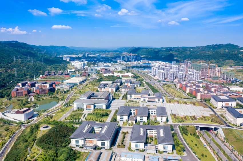 大學城。宜賓三江新區供圖