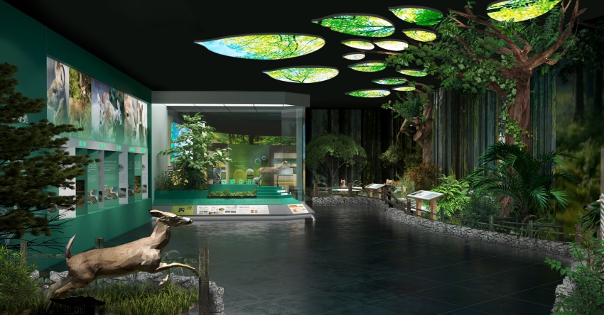 服務案例展示：某科技類主題博物館。重慶政勤實業有限公司供圖