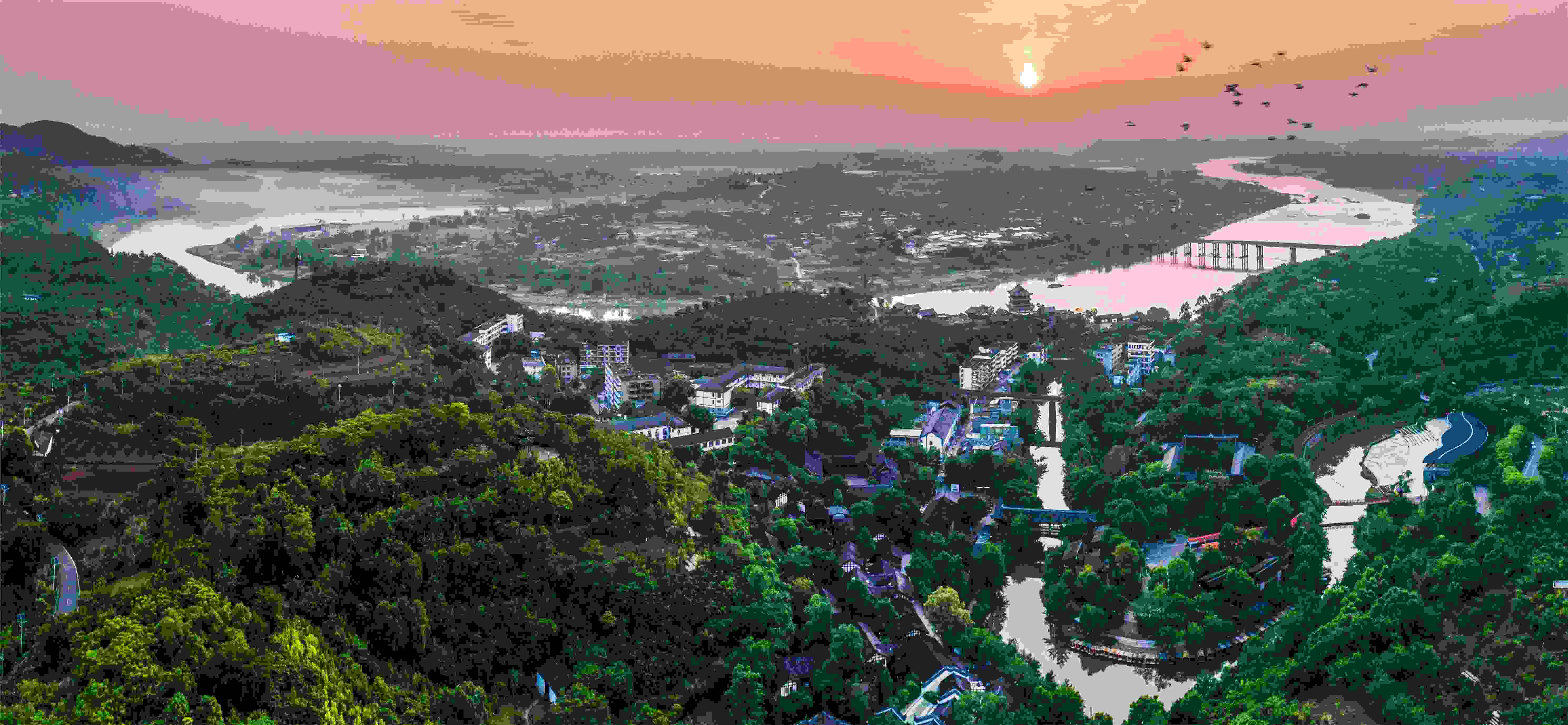 五鳳古鎮。楊瑩攝