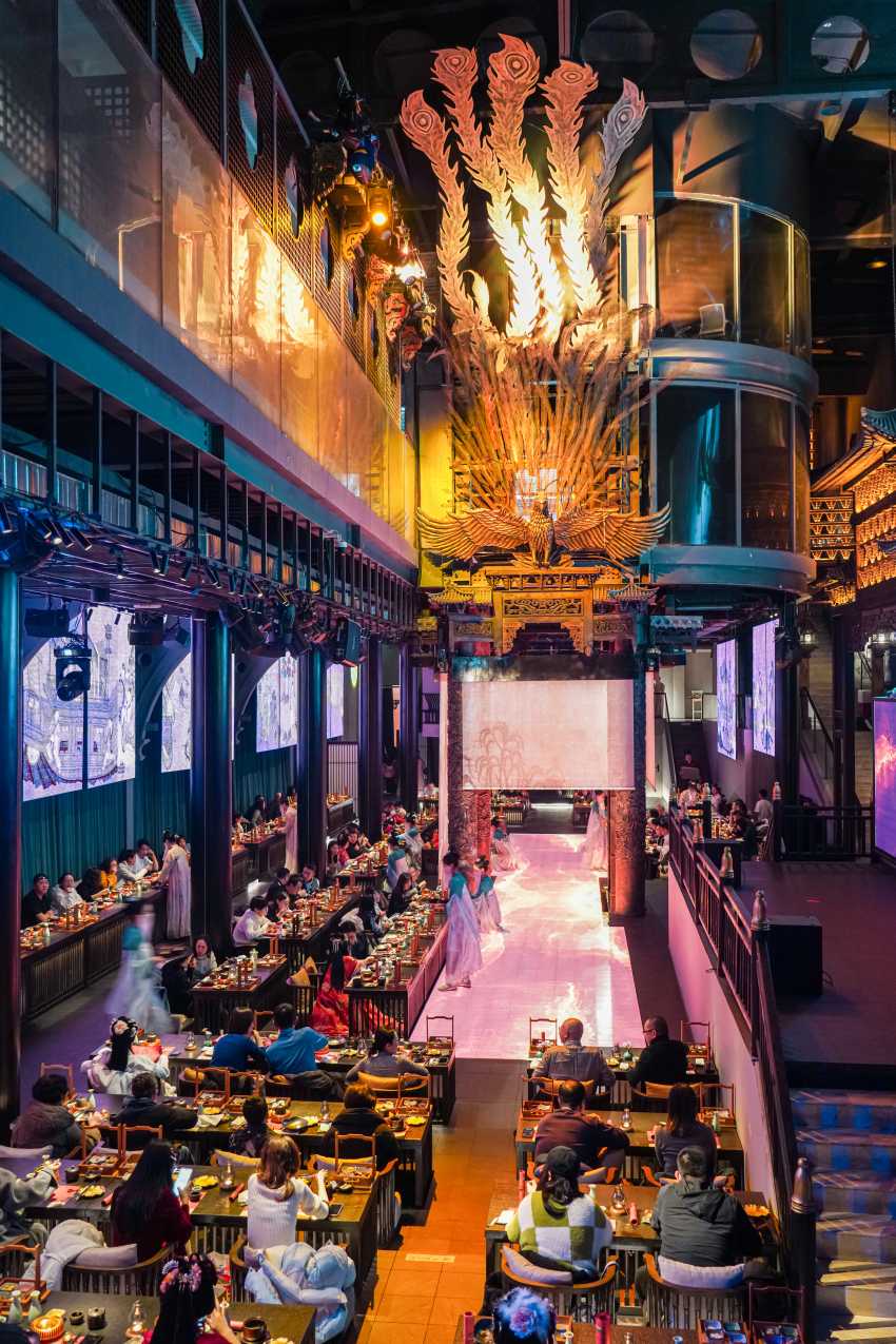 沉浸式漢文化餐秀“蜀宴賦”。成都傳媒集團供圖