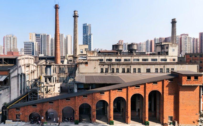 東郊記憶南大門場景。成都傳媒集團供圖