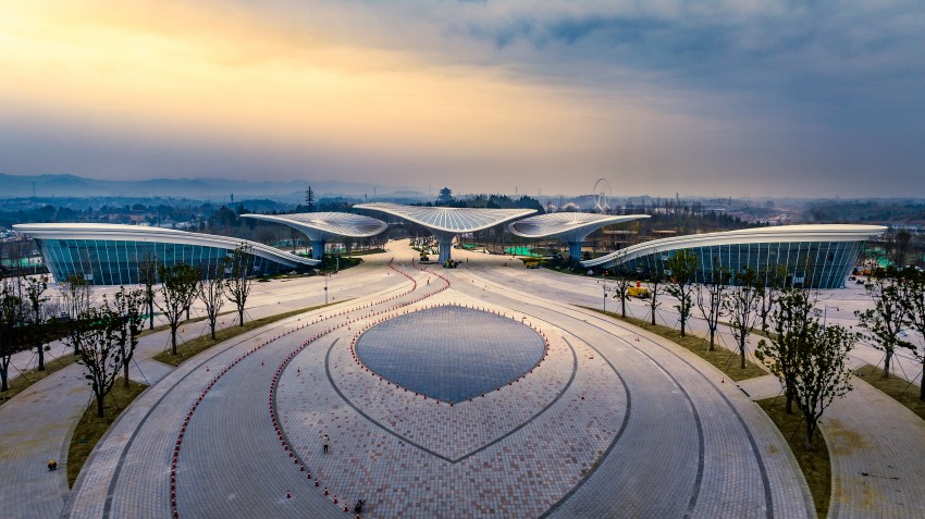 2024年成都世界園藝博覽會園區項目。成都市公共資源交易服務中心供圖