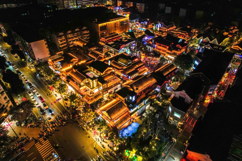 文脈坊鳥瞰圖。成都市崍嶺投資集團有限公司供圖