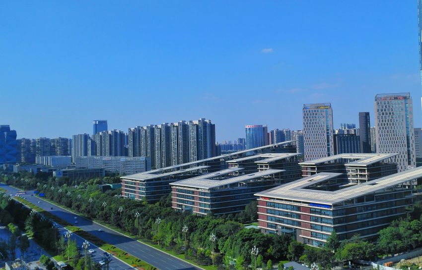 天府軟件園局部。成都市商務局供圖