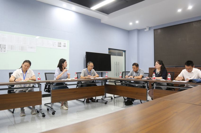 成都市市場監管局調研蒲江縣市場監督管理局“信用沙盒”監管工作試點情況。成都市市場監管局供圖