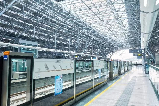 資陽臨空站。成都軌道集團供圖