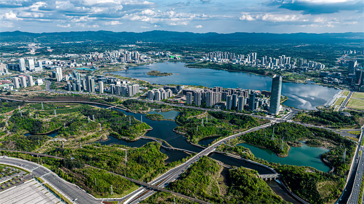 四川天府新區一角。天府新區融媒體中心供圖