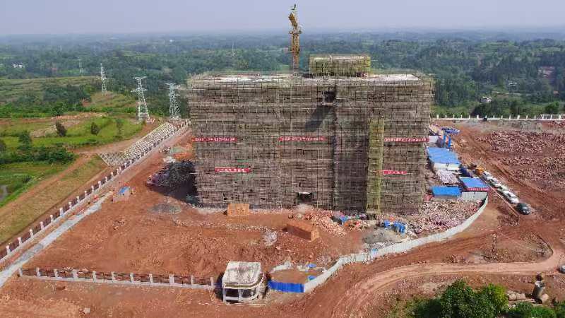 遂寧凈化廠建廠時老照片。李宇攝