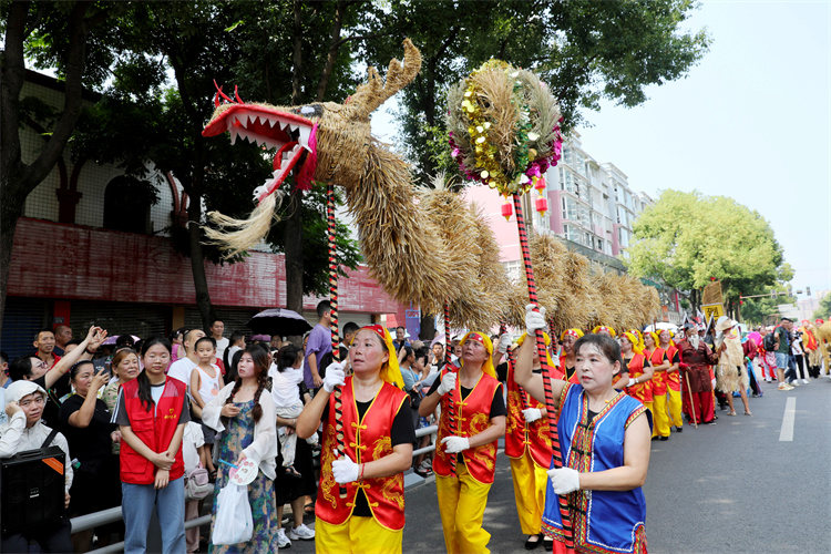 舞龍表演。高志農攝