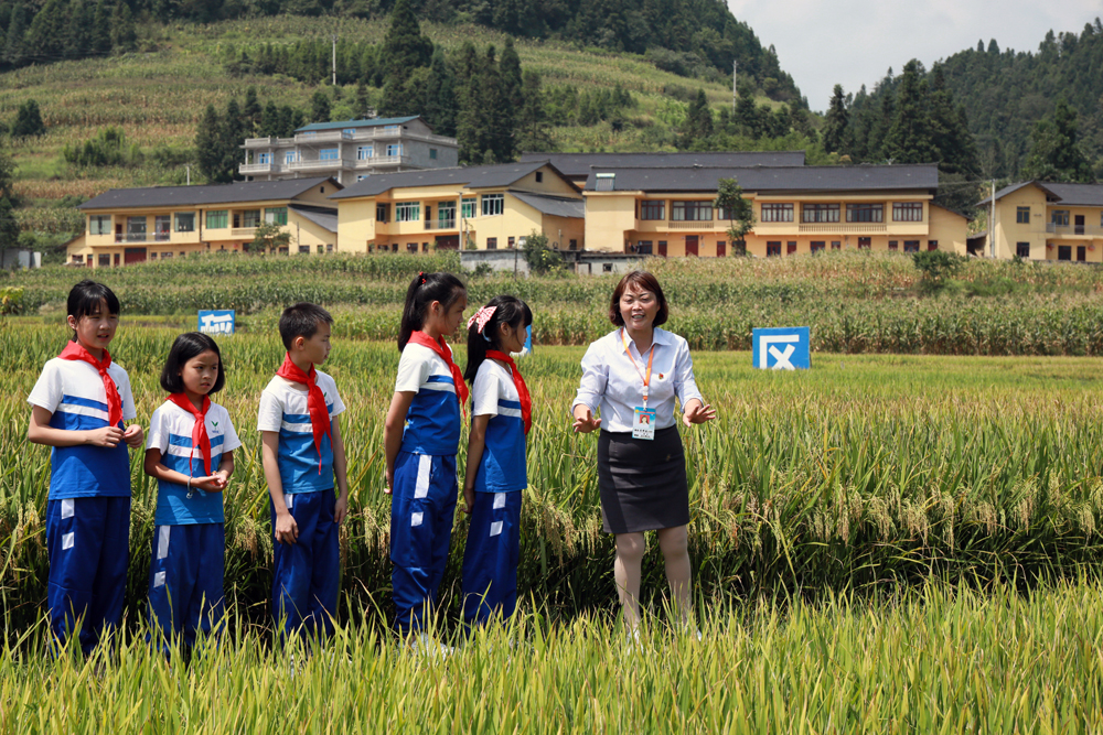 李修會給學生們上“開學第一課”。陳小瓊攝