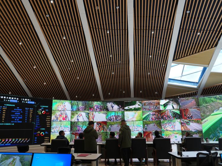 景區指揮中心。九管局供圖