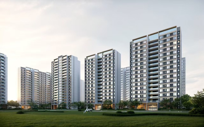 青羊區航空新城片區城中村改造項目效果圖。農發行四川省分行供圖