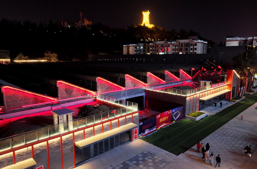 特色鮮明的廠房。廣元日報社供圖