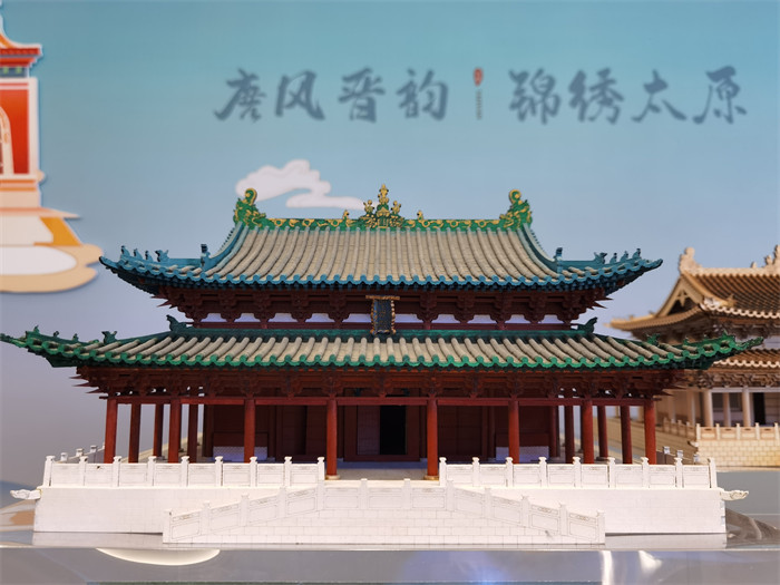 推介會現場的文創產品。朱虹攝