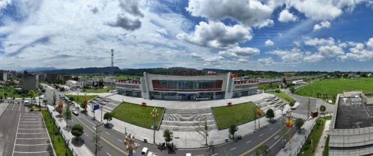 樂山北站。夾江縣融媒體中心供圖